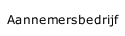 Aannemersbedrijf